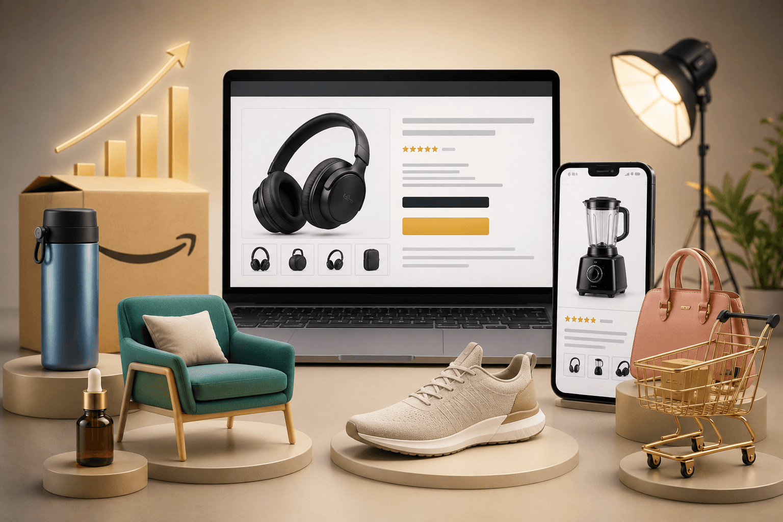 3D product rendering services for Amazon listings